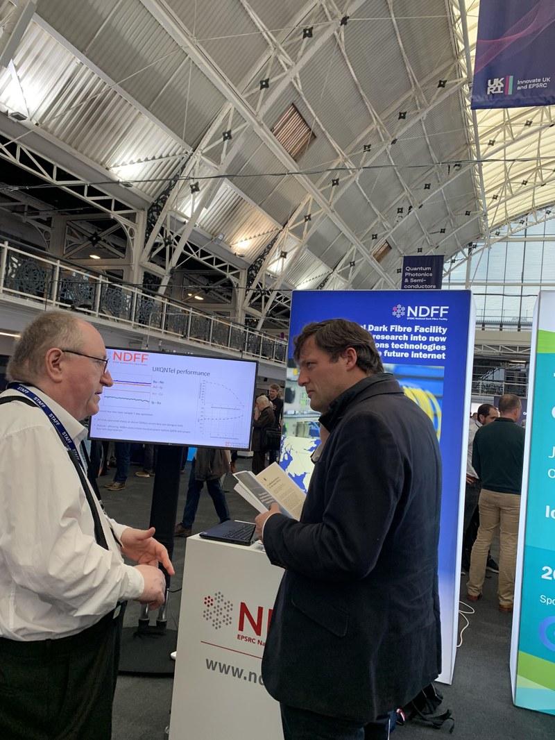 NDFF exhibits at the UK National Quantum Technologies Showcase 2024